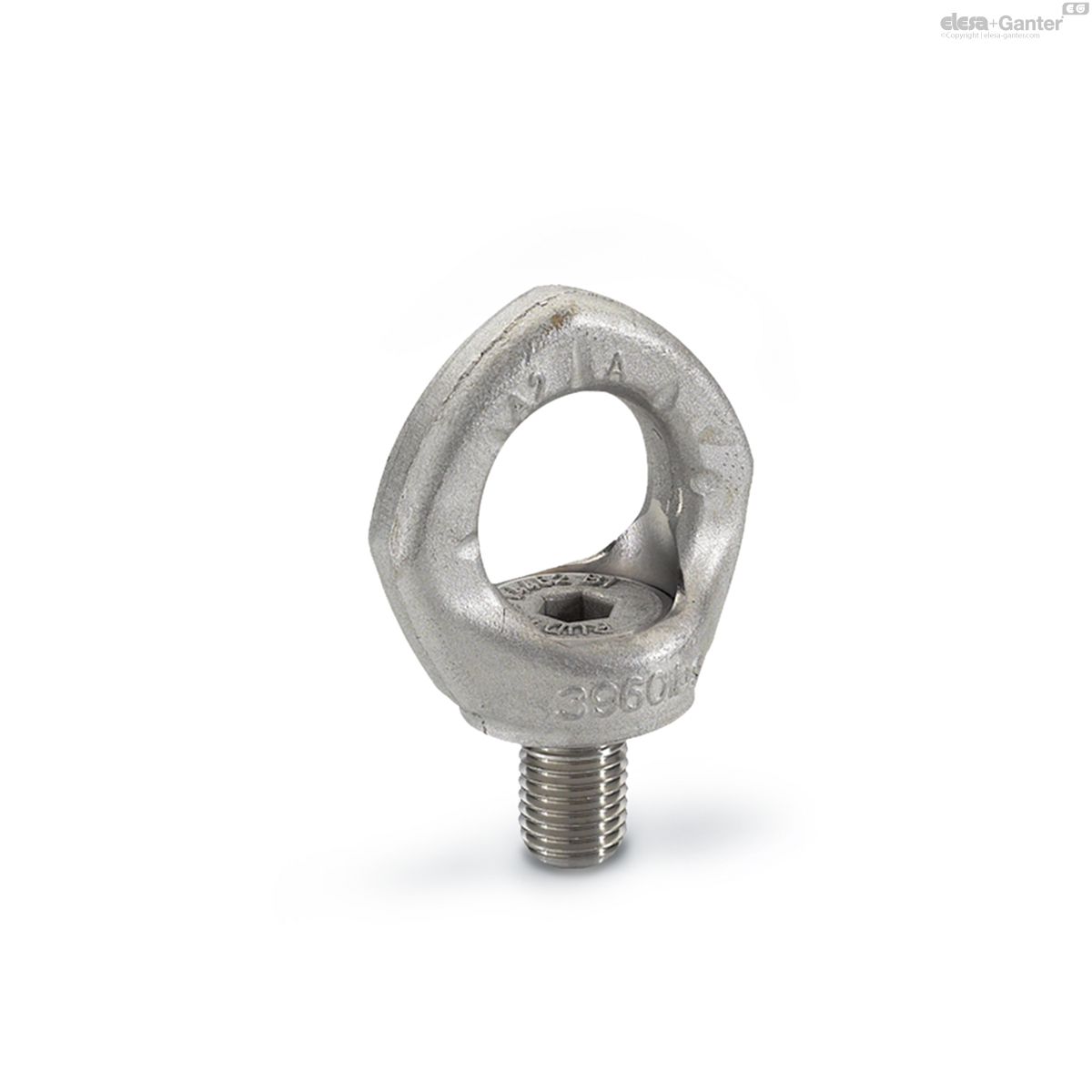 GN 581.5 Argollas de suspension de acero inoxidable giratorias Elesa Ganter